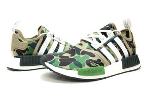 BAPE X ADIDAS NMD_R1 GREEN CAMO