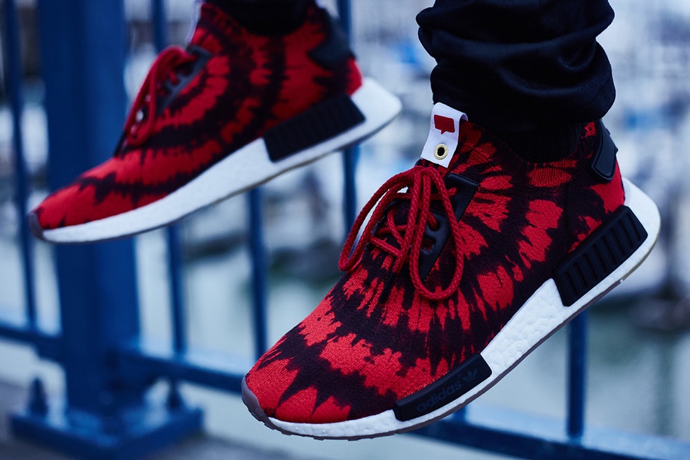 Sneakers Nmd Primeknit Red NICE KICKS X ADIDAS NMD RUNNER PRIMEKNIT "RED/BLACK"   SNEAKERS LIFE