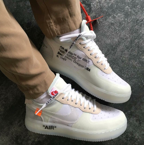 EU45 NIKE X OFF-WHITE AIR FORCE 1 LOW '07 'MOMA' –