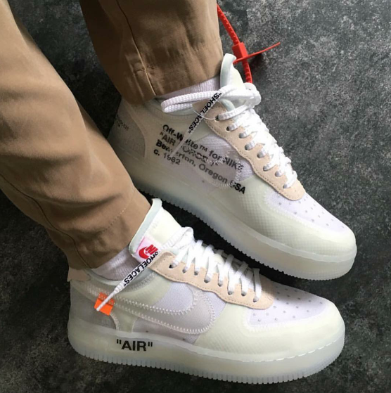 OFF WHITE X NIKE AIR FORCE 1 LOW WHITE SNEAKERS LIFE