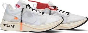 OFF-WHITE X NIKE ZOOM FLY "WHITE/WHITE-MUSLIN"