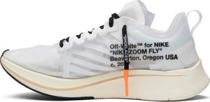 OFF-WHITE X NIKE ZOOM FLY "WHITE/WHITE-MUSLIN"